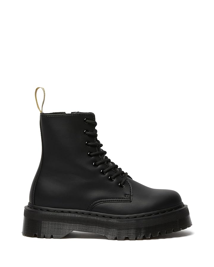 靴 Dr.MARTENS SIDNEY 2 EYE SHOE BLACK SIDNEY CREEPER QUAD PLATFORM in Black | Dr. Martens